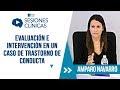 Amparo Navarro: Evaluación e intervención en un caso de trastorno de conducta