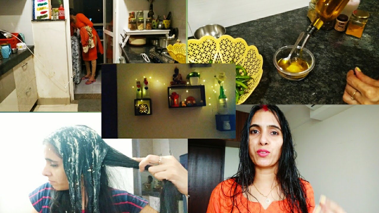 Indian housewife daily busy morning to night routine//monsoon hair pack for hair fall//Beautytale