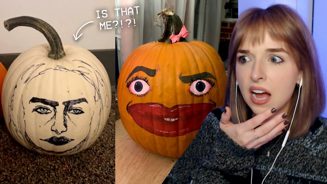 my viewers pumpkins are DISTURBING