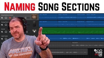 Song sections naming HACK for GarageBand iOS (iPad/iPhone)