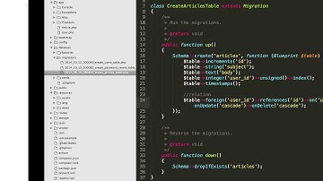 Laravel 5.4 tutorials #4 Model and Migration (Retrieving data from database part 1)