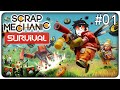 SOPRAVVIVIAMO SU QUESTO PIANETA PIENO DI ROBOT IMPAZZlTI | Scrap Mechanic Survival [ITA]