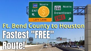 How to Enter SH 288 Northbound from Sam Houston Tollway Eastbound: Step-by-Step