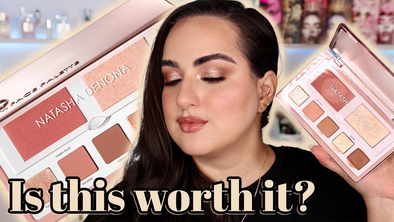 Палетка теней для лица и глаз NATASHA DENONA GLAM (светлая)