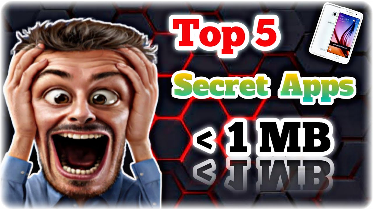 Top 5 secret small size app under 1mb | Techzaad