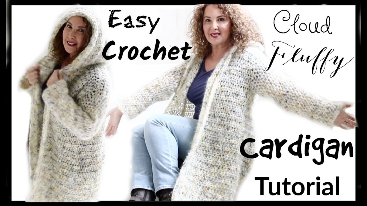 Mohair Cardigan Crochet Pattern - Cloud Cardigan