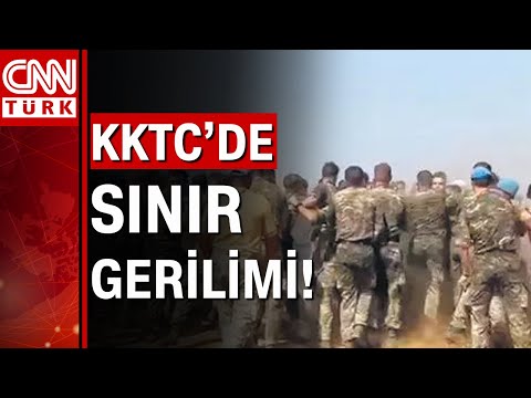 KKTC'de sınır gerilimi! Türk askerinden dozerli yanıt... BM ve Türk askerleri karşı karşıya geldi