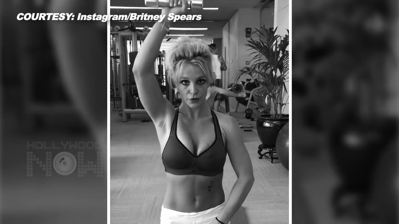 Bikini Clad Britney Spears Flaunts Six Pack Abs In Hot Work Out Video