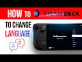 How to change the language on Steam Deck?
