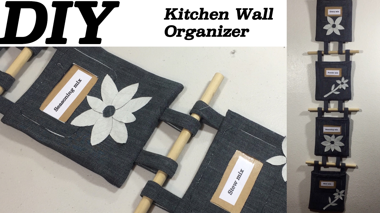 Diy Kitchen Wall Organizer Kitchen Decorations How To Make Wall Organizer 57