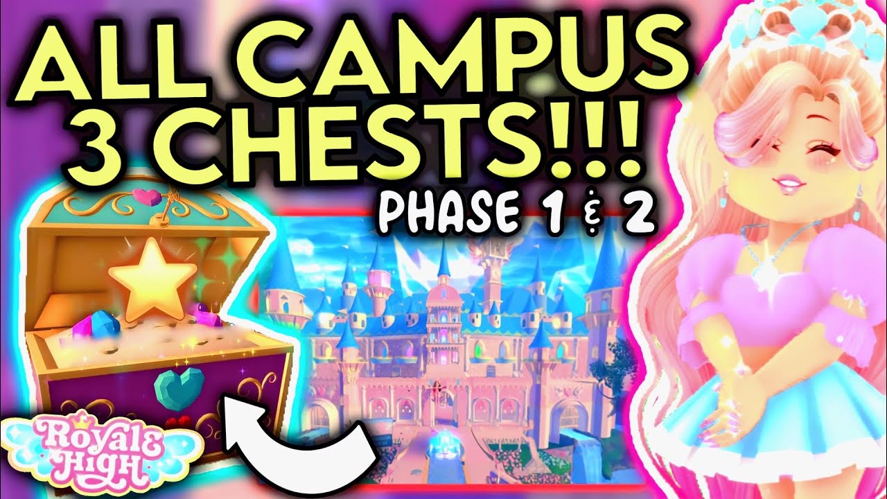 All New School Chest Locations in Royale High Campus 3