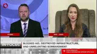 70% of Gaza is inaccessible for humanitarian aid: OCHA officer