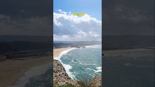 A View Over Nazaré Beach in PORTUGAL ##shorts #portugal #nazare