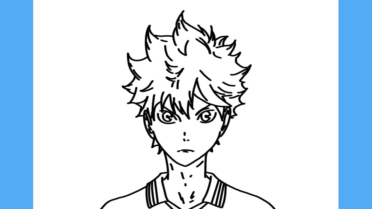 parabéns pra nois, desenhando o Hinata shoyo do anime haikyuu #desenha