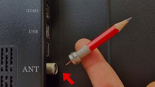 The world's smallest TV antenna with just a pencil