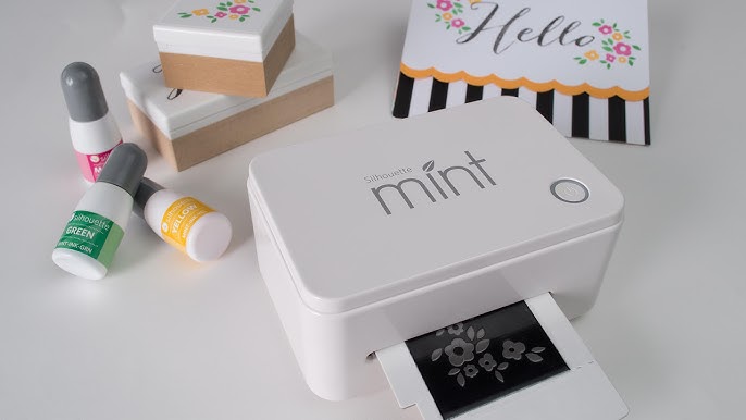 How To Use The Silhouette Mint  Silhouette mint, Stamp maker, Silhouette  diy