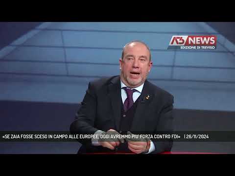 «SE ZAIA FOSSE SCESO IN CAMPO ALLE EUROPEE, OGGI AVREMMO PIU' FORZA CONTRO FDI»    | 26/11/2024