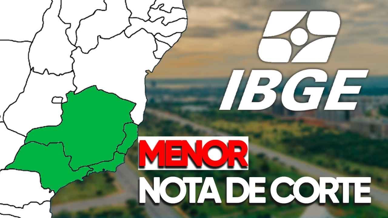 ONDE FOI MAIS FÁCIL PASSAR no IBGE? Ranking Completo ES/MG/RJ/SP!