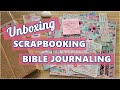 UNBOXING Scrapbook by Tamy - Materiais para Scrapbooking e Bible Journaling
