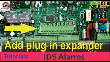 How to add a plug in onboard expander board to your IDS x-series alarm system panel