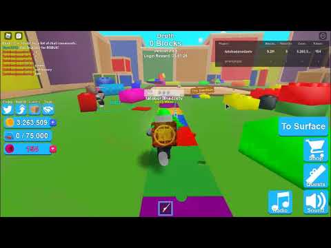 Mining Simulator-Roblox-ვყიდულობ 28 000 000 მილიონიან წერაქვს-Unicorn Blade-ს   :OOOO