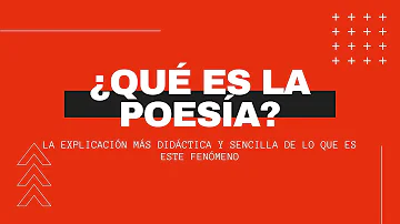 ¿Cuál es el mensaje de la poesía?