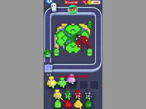 Color Blast: Block Shooter Level 180 Gameplay