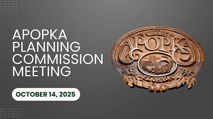 Apopka Planning Commission Meeting October 14, 2025
