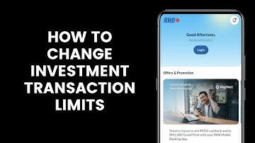 How to Change Investment Transaction Limits For ASNB on the RHB Mobile Mobile Banking App