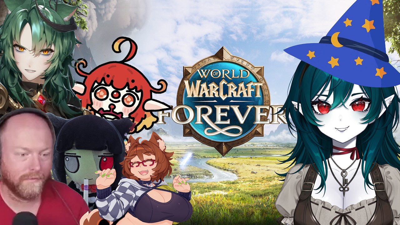 [WoW Forever] FIRST TIME IN WoW! Let's check it out with FRIENDS~!