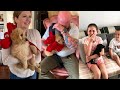 Puppy surprise compilation  dog surprise compilation  try not to cry  miyu animals