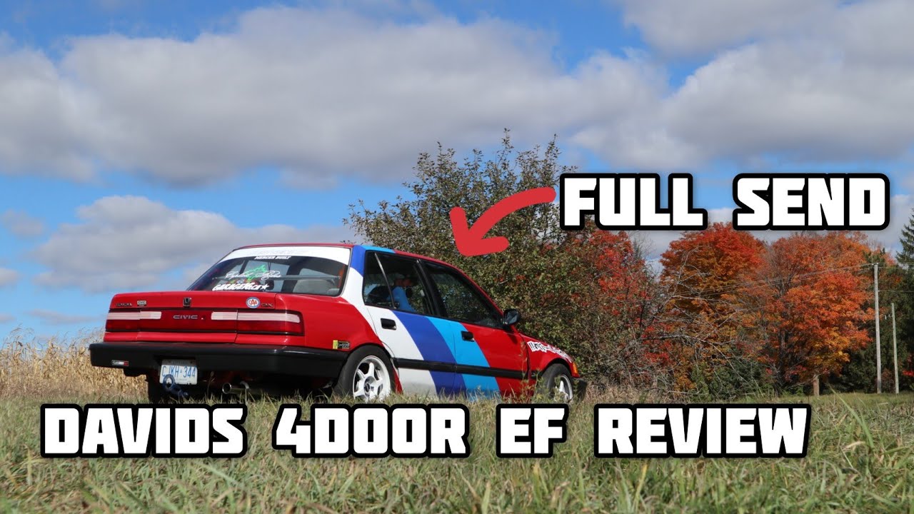 David's EF 4 door civic is complete Full Review