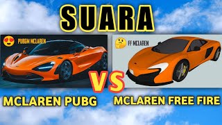 MCLAREN PUBG VS FF 2021