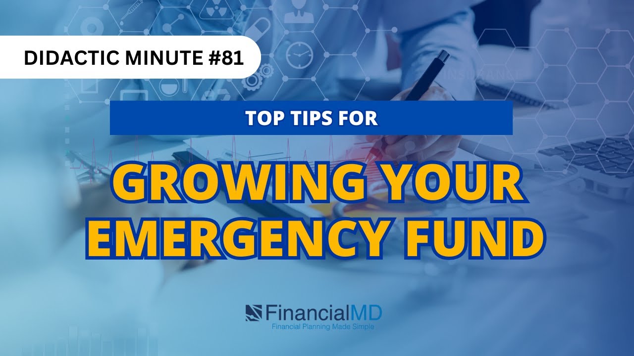 DM 81 - Top Tips for Growing Your Emergency Fund 