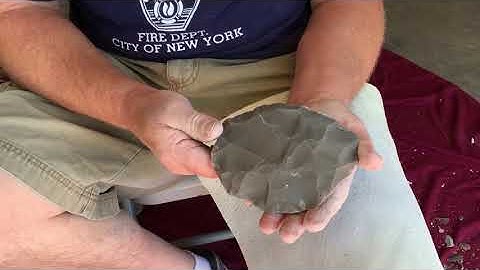 Flintknapping more Georgetown 1/6