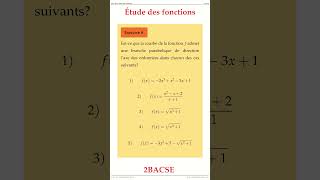 Exercice 8 Etude des fonctions 2BACSE Maths space2study M2BSES3v6