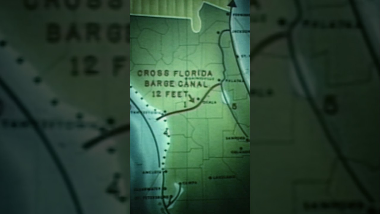 The Cross Florida Barge Canal: The Plan to Split Florida in HALF 