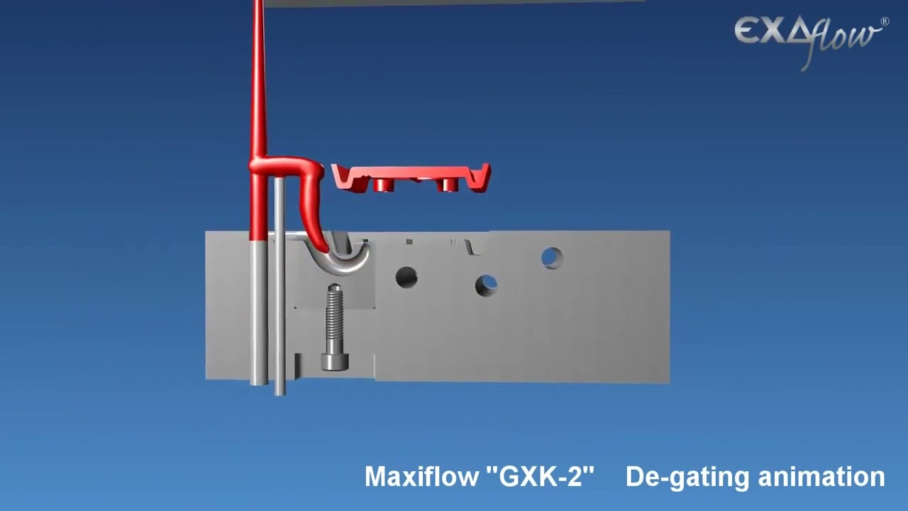 Tunnel gate injection mould 