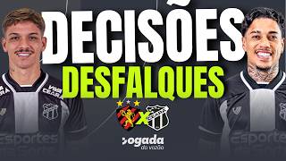 🚨 DETALHES DE VITÓRIA X CEARÁ ❌ DESFALQUES CONTRA O SPORT 💸 PREMIAÇÃO NO NORDESTÃO