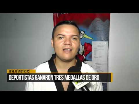 Deportistas ganaron tres medallas de oro