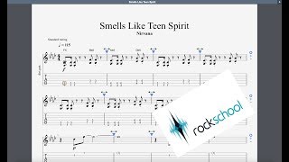 Video thumbnail of "Smells Like Teen Spirit Rockschool Grade 3 Guitar"