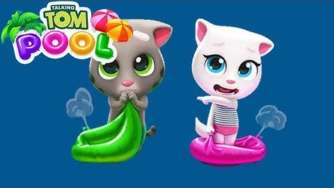 Talking Tom Pool level failed 508 and level 506 and 507 Android iOS gameplay