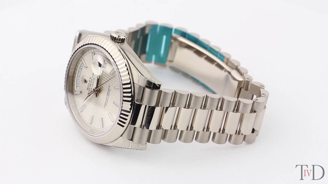 rolex day date 40 white gold review