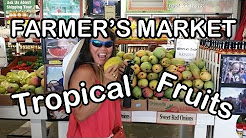 Farmer's Market Tropical Fruits Homestead Miami Florida