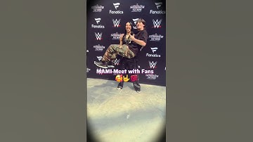 Welcome to Rhea Ripley Chaos Meet with Fans 🤟 #wwesummerslam #rhearipley #trending #mamifans #viral