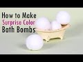 How to Make Surprise Color Bath Bombs!