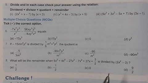 Fundamental Concepts and operations Exercise 12D (Que 5) /Class 8/Mathematics/ ICSE
