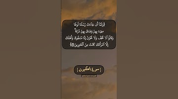 سورة العنكبوت الآية ٣٣ الى ٣٥ بصوت الشيخ محمد صديق المنشاوي