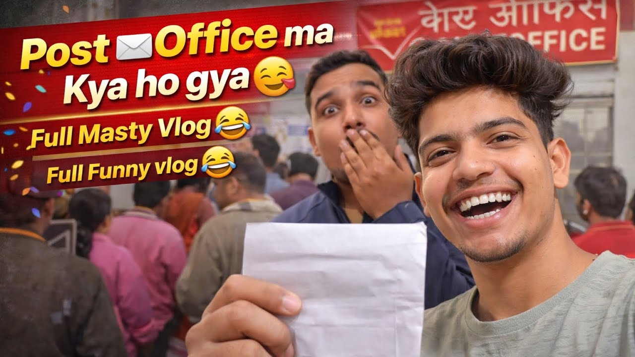 Post Office Ka Shock 😳📮 | Full Masty + Funny Vlog 😂🔥 