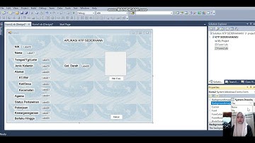 TUGAS 1 || Membuat Aplikasi KTP Sederhana Menggunakan Aplikasi Visual Studio 2010